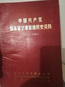 中国共产党山东省宁津县组织史资料（1925-1987）