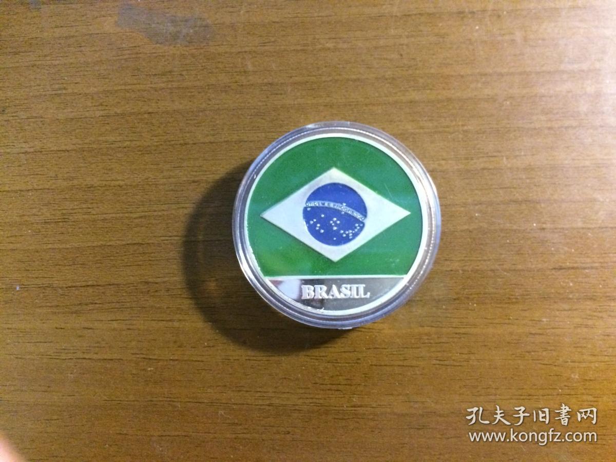 BRASIL THE OLYMPIC GAMES (巴西奥运会纪念章,直径30mm)