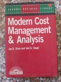 Modern Cost  Management  & Analysis（现代成本管理分析）