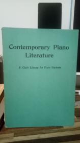 Contemporary Piano Literature