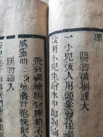 清代木刻本-增广验方新编（卷5/卷6）【肚腹、痞疾、虫疾、鼓胀、背疾、腰疾、前阴、小便、痲症、遗精......】