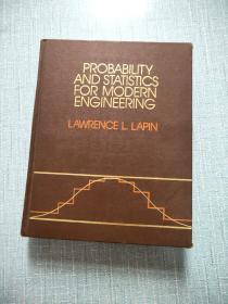 PROBABILITY AND STATISTICS FOR MODERN ENGINEERING 现代工程概率统计学