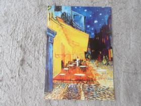 Cafe Terrace at Night 1888 Van Gogh（1853-1890）  明信片（1张）