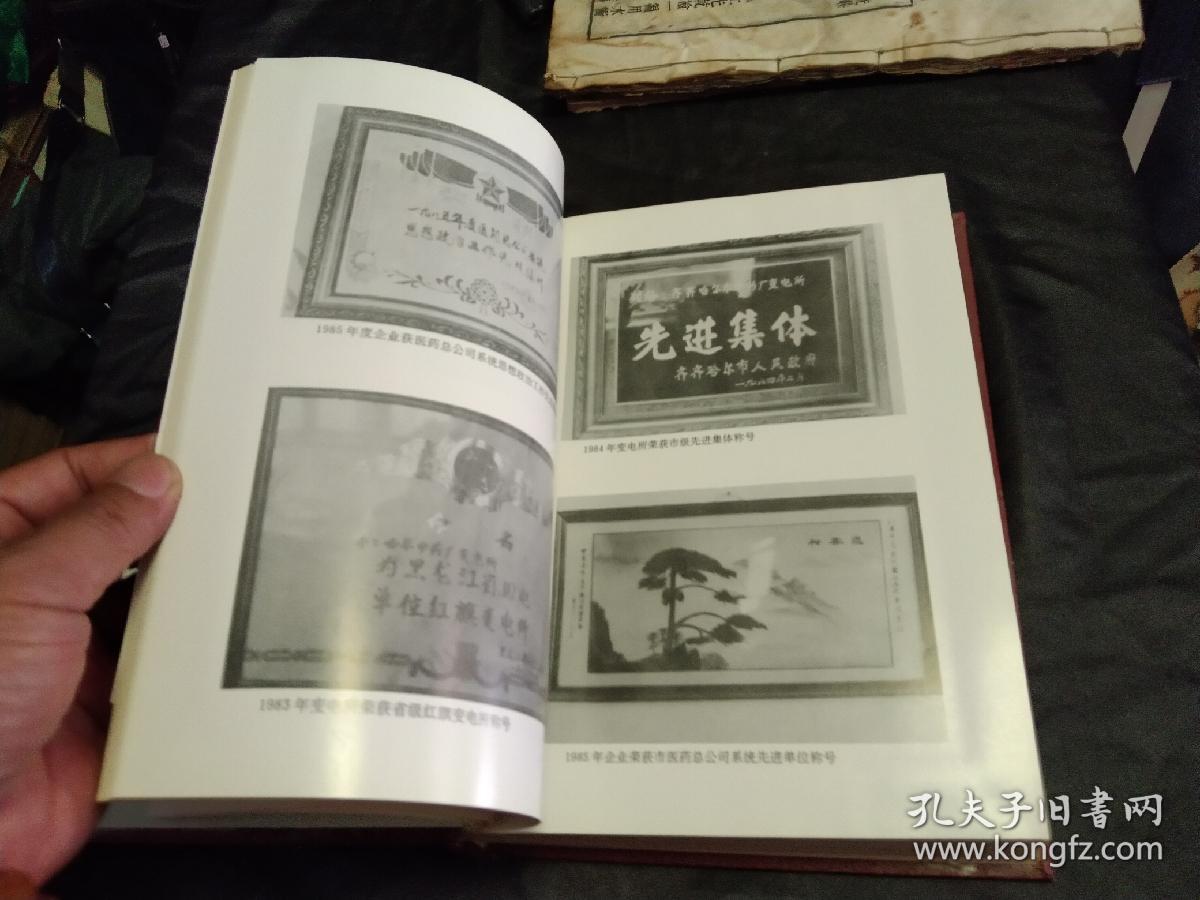 《齐齐哈尔市中药厂志》～16开精装厚册 插页129大量珍贵 历史资料 包邮挂费