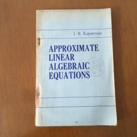 APPROXIMATE LINEAR ALGEBRAIC EQUATIONS （近似线性代数方程 英文版）