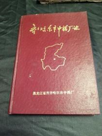 《齐齐哈尔市中药厂志》～16开精装厚册 插页129大量珍贵 历史资料 包邮挂费