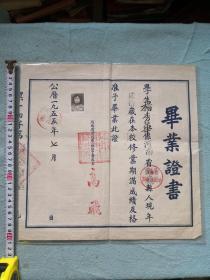 1955年河南省毕业证书