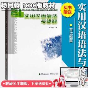 实用汉语语法与修辞杨月蓉汉语语言学语文教学 考研赠送考试题集