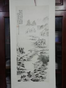 张克钧 著名老画家 包真精品立轴