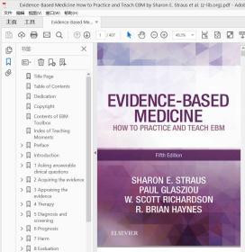 Evidence-Based Medicine: How to Practice and Teach EBM 5th Edition