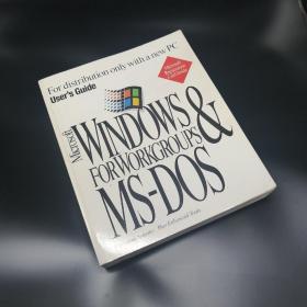 【长春钰程书屋】英文原版：Microsoft Windows for Workgroups MS-DOS