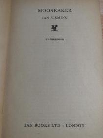 007系列 邦德 JAMES BOND MOONRAKER 《007之太空城》 BY IAN FLEMING