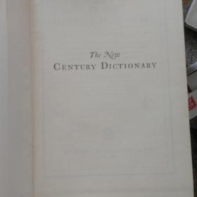 The New Century Dictionary新世纪英语辞典英语原版