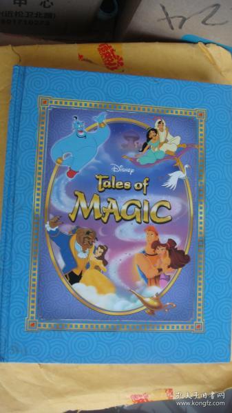 DISNEY TALES OF MAGIC 英文原版 彩插童话故事集  精装12开,品好未阅，自然旧