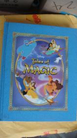 DISNEY TALES OF MAGIC 英文原版 彩插童话故事集  精装12开,品好未阅，自然旧