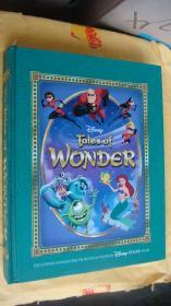 DISNEY TALES OF WONDER  英文原版 彩插童话故事集  精装12开,品好未阅，自然旧