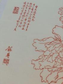 《龢庵花笺》，张兆祥绘，一份六种，每种二张，共计十二张，尺寸为28*19.8cm，杨柳青画社80年代以罗纹宣印制。