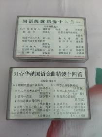 【磁带】91华纳国语金曲精装十四首/国语靓歌精选十四首〈所有音像制品，版本自鉴！！！！由于属于特殊可复制性商品，售出不接受任何原因的退换，不退不换!试听可以正常播放，请看好图片下单，播放器不同，播出的声音不同，不保音质! 〉