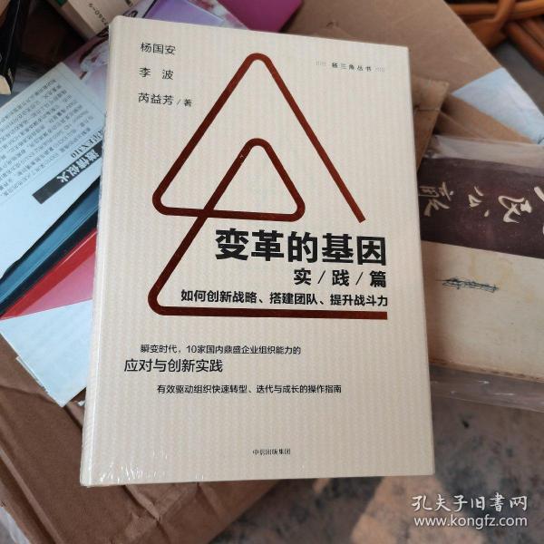 变革的基因：如何创新战略、搭建团队、提升战斗力（实践篇）