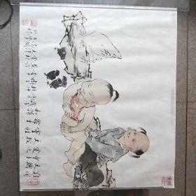 国画12(宣纸印刷品)