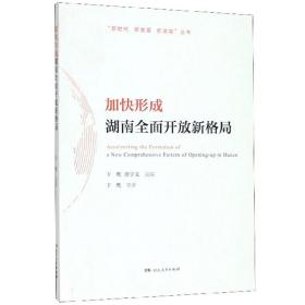 加快形成湖南全面开放新格局/“新时代新发展新湖南”丛书