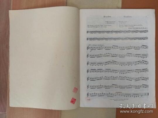 《伏尔法特小提琴练习曲第一册：NOS.1——30》