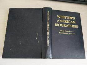 WEBSTER'S AMERICAN BIOGRAPHIES 【实物拍图，内页干净】