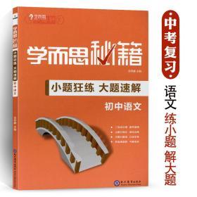 学海轩 初中语文 真题模拟实战演练 学而思秘籍 九9年级初中初三3年级中考二轮复习知识点回顾冲刺训练期中期末辅导资料古诗词作文