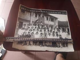 上海市川沙县张楼小学1982学年度毕业班全体师生留影