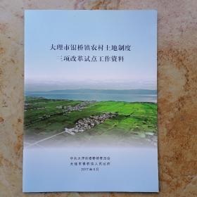 大理市银桥镇农村土地制度三项改革试点工作资料