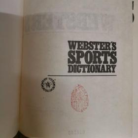 [英文原版影印]Webster's Sports Dictionary韦氏体育词典（精装）