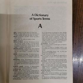 [英文原版影印]Webster's Sports Dictionary韦氏体育词典（精装）