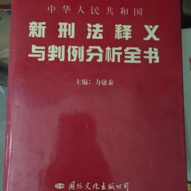 中华人民共和国新刑法释义与判例分析全书