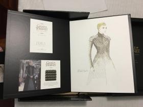 权力的游戏服装道具设定集豪华限量编号签名版 Game of Thrones: The Costumes limited edition