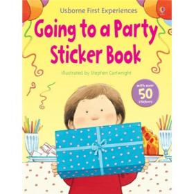 Going to a Party Sticker Book 英文原版