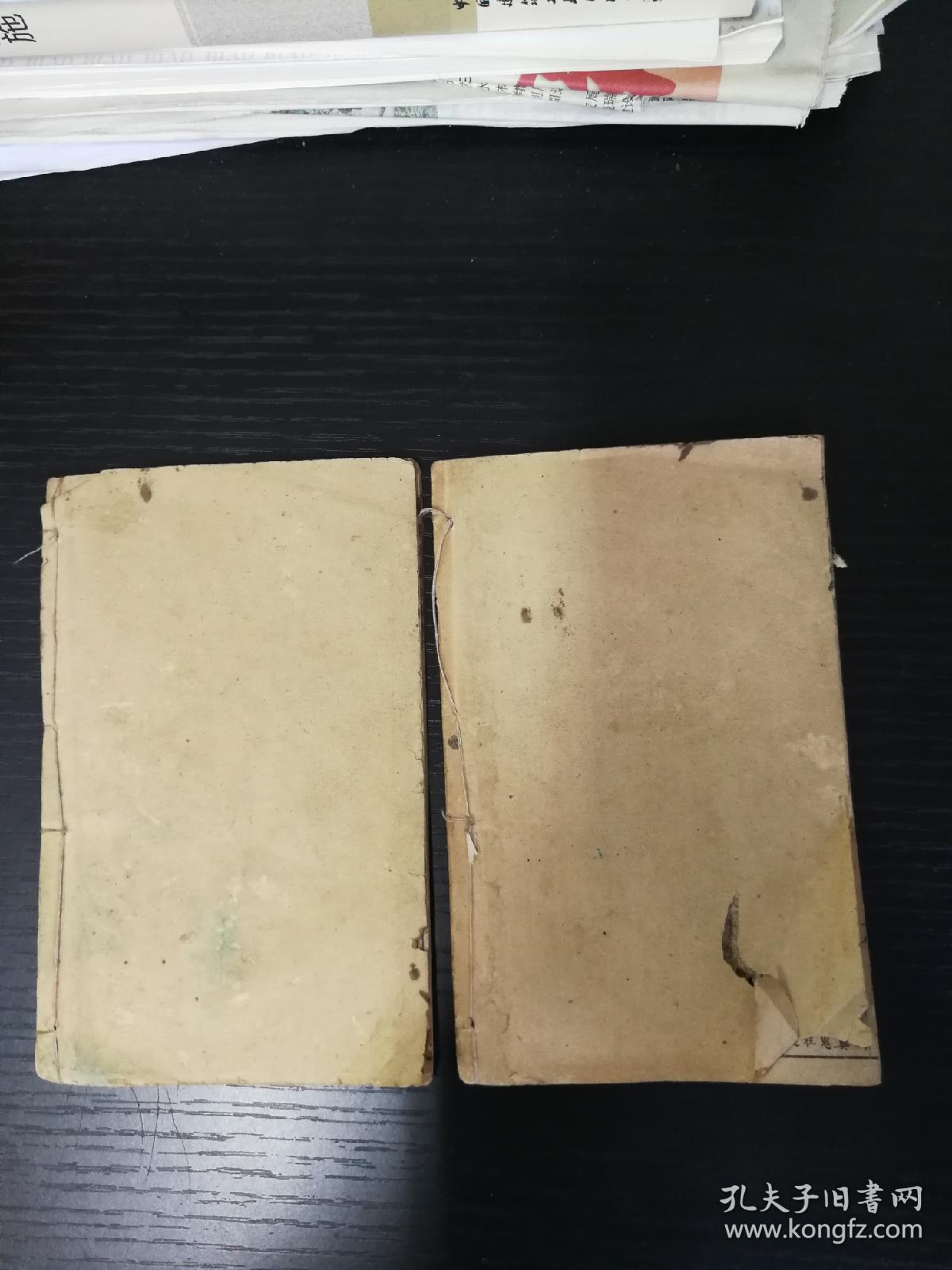 绣像天宝图（绘图英雄奇缘传）卷三、卷四，2册唱本