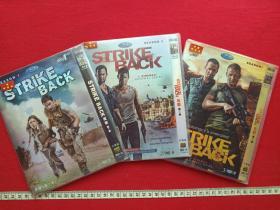 DVD-9光碟、光盘、影碟袋装：完整版《反击·第1-3季》2010年（Sky电视台推出，Richard Armitage、Andrew Lincoln、苏利文·斯坦普莱顿、Philip Winchester主演反恐动作剧集,附宣传册页）共三册合售