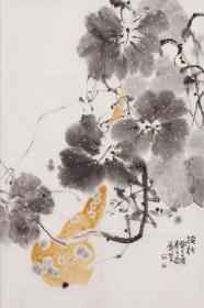 【终身保真字画】赵华双，68*45cm
              山西阳泉人，国家一级美术师、中国美术家协会会员、中国工笔画学会会员等。他曾荣获全国“百佳书画家”称号；2012年被评为当代最具学术价值与市场潜力的画家；2015年被评为百位人民喜爱的艺术家。