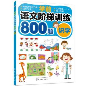 正版书 学前语文阶梯训练800题（识字）