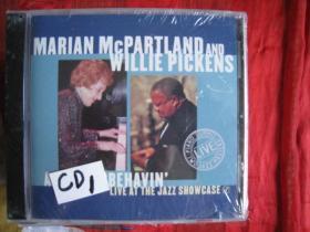 CD 全新现货 Marian McPartland and Willie Pickens