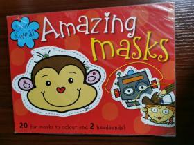 amazing masks colour wear 儿童读物 英文版