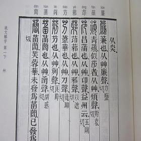 说文解字大字本许慎撰中华书局正版繁体竖排全2册16开精装语言文字