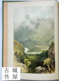 稀缺，《澳大利亚的年轻人在旅途中的冒险经历》大量版画插图，1889年出版，精装23×17cm