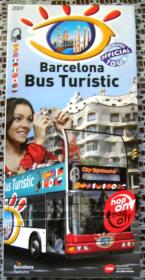 【西班牙文原版】Barcelona Bus Turistic---西班牙巴塞罗那城市导览图（折页）