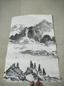 国画:山水(保手绘)