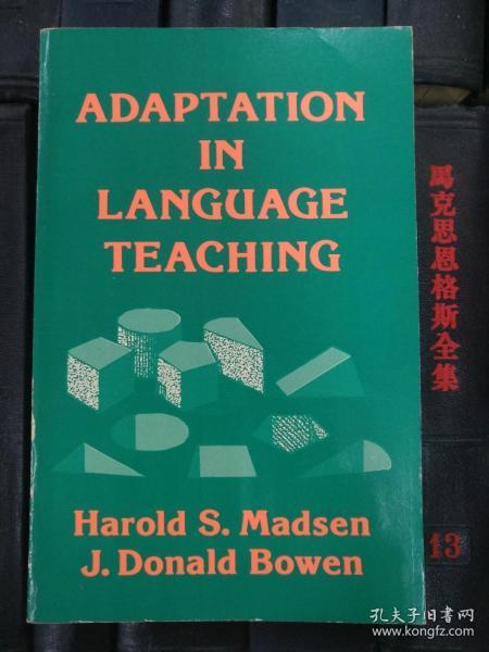 Adaptation in language teaching 英语教学法：适应论【英文原版 私藏 品好】