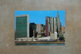 纽约.联合国大厦（西班牙明信片）