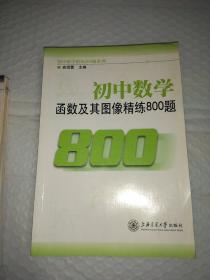 初中数学精练800题系列，6册合售，全等三角形与四边形精练800题，数与式精练800题，函数及其图像精练800题，一次方程与不等式精练800题，解直角三角形与统计初步精练800题，中考热点问题精解与剖析