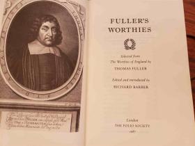 Fuller's Worthies Selected from "The Worthies of England"