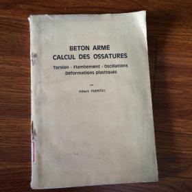 CALCUL DES OSSATURES Torsion-- Oscillations Deformations plastiques （英文版 钢筋混凝土骨架计算 扭曲和波动塑性变形 ）